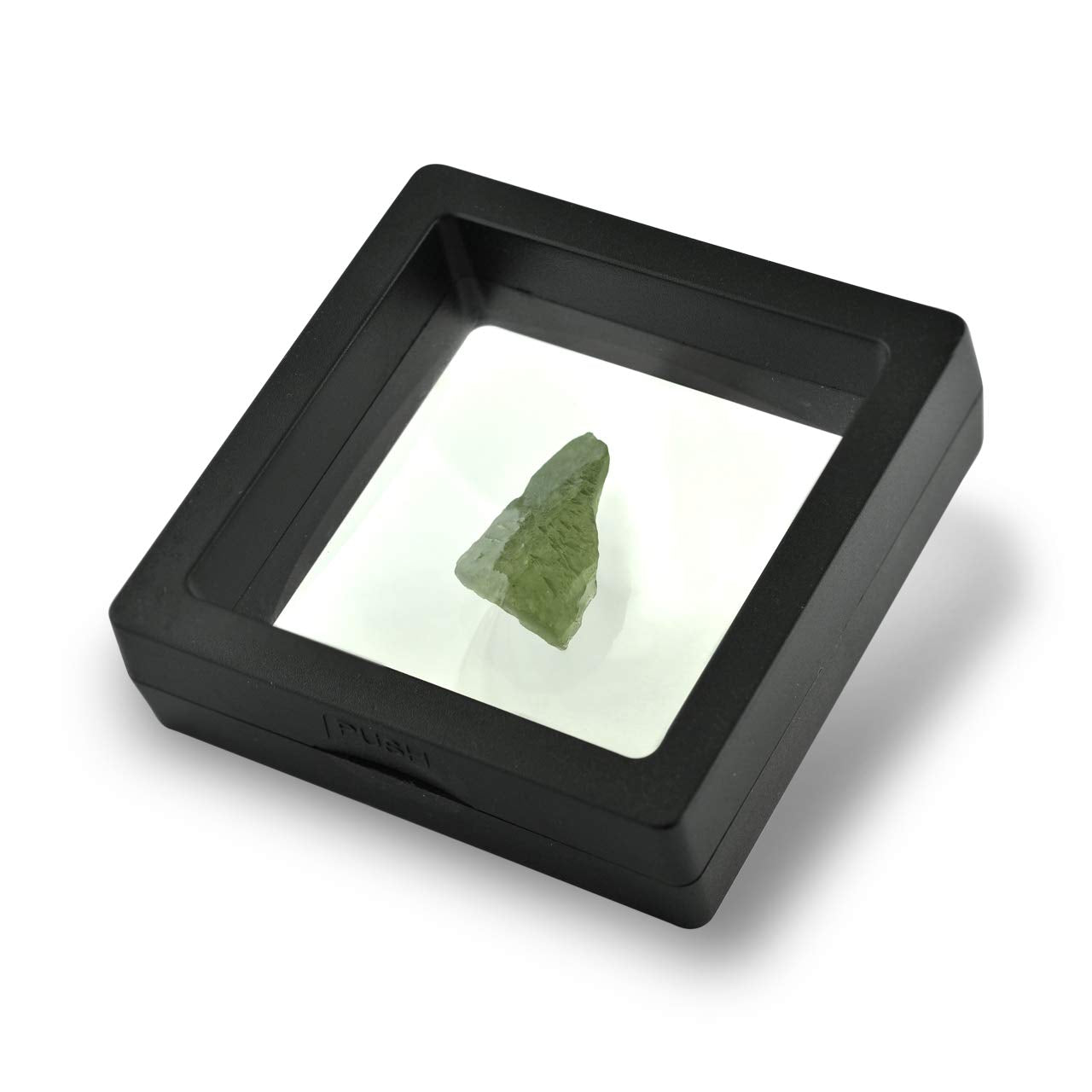 Genuine rough Moldavite 10-14 carat Stone, One Piece