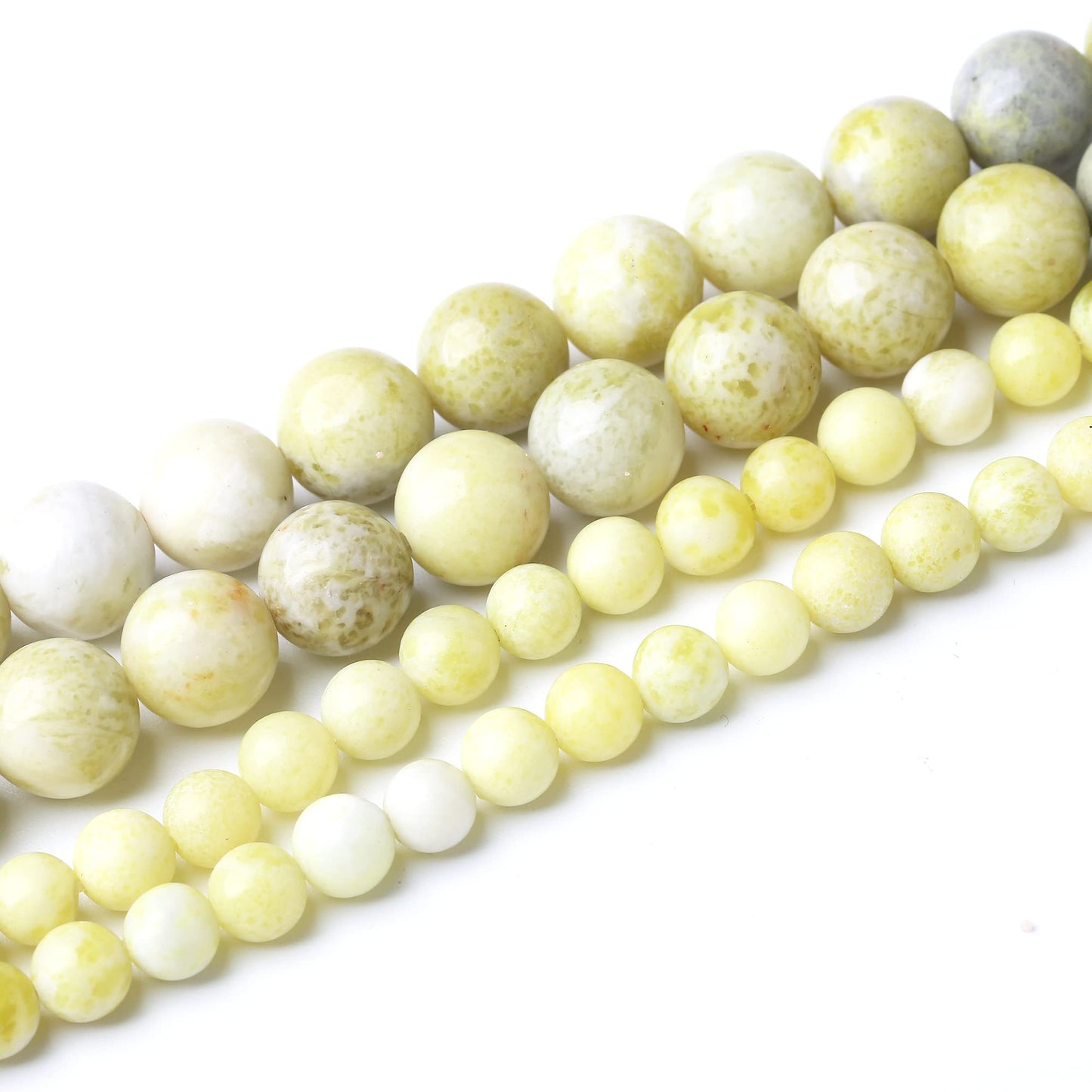 8MM Yellow Jasper Round Loose Beads Natural Gem Beads Crystal Energy Stone Beads for Jewelry Making DIY Bracelet Necklace