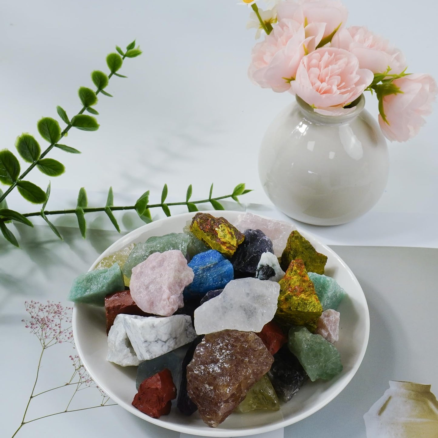 Raw Crystals, Large 1.2-2.0" Healing Crystal Natural Rough Stones for Intuition,Chakra,Meditation,Decoration,Polishing,Energy Work (Citrine, 3.5oz-0.8-1.2"raw Crystals)