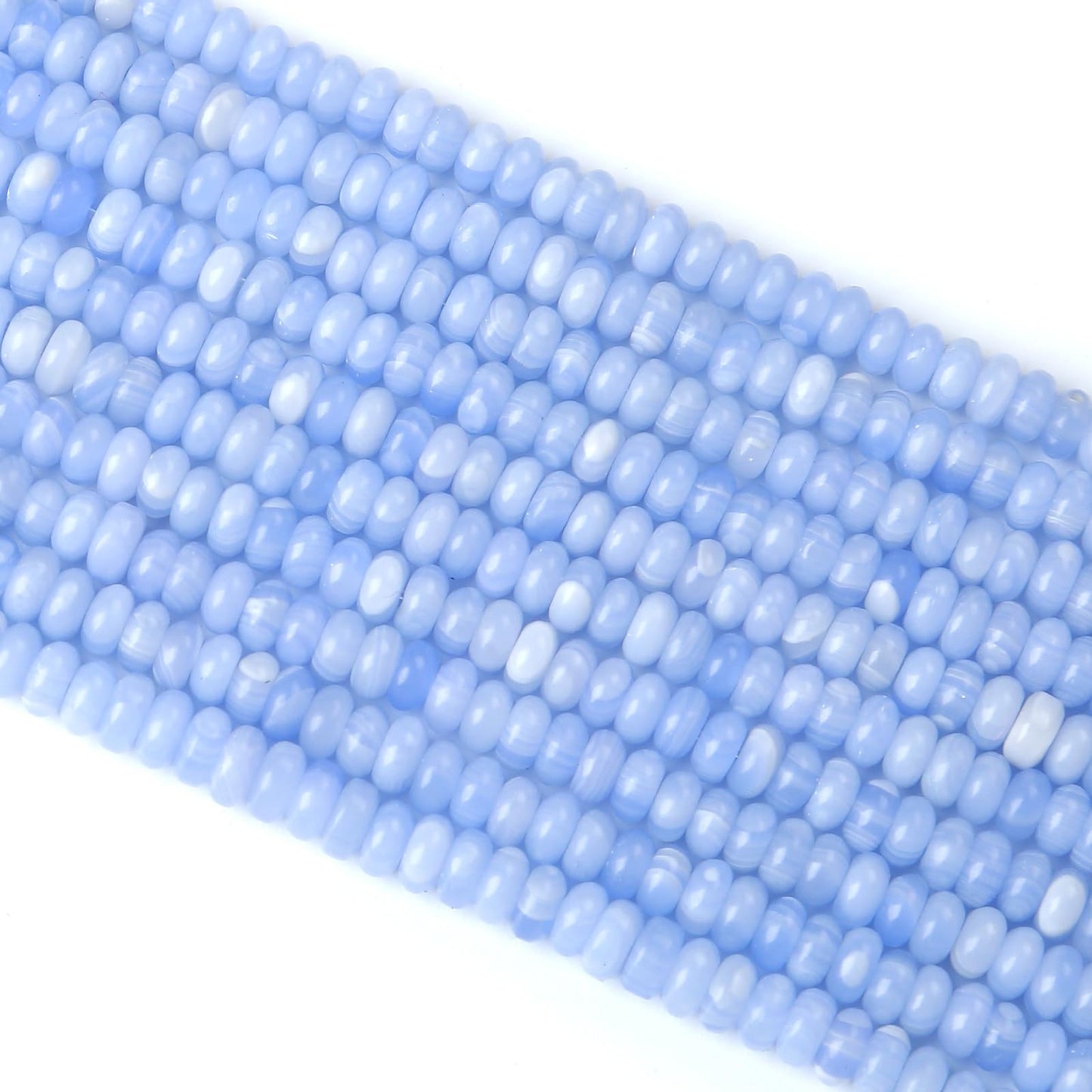 2x4MM 150PCS Purple Agate Tube Rondelle Abacus Disk Spacer Loose Beads for Jewelry Making