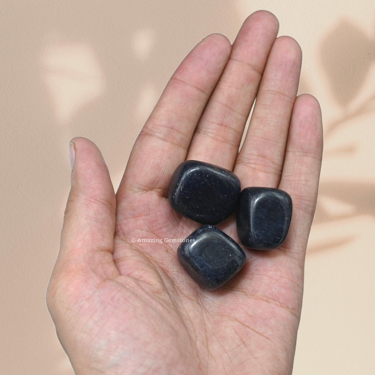 Amazing Gemstone Blue Aventurine Crystals and Healing Stones Tumbled - 1 oz, Natural Healing Stones for Energy Balance, Stress Relief - Premium Polished Gems Rocks for Meditation and Wellness