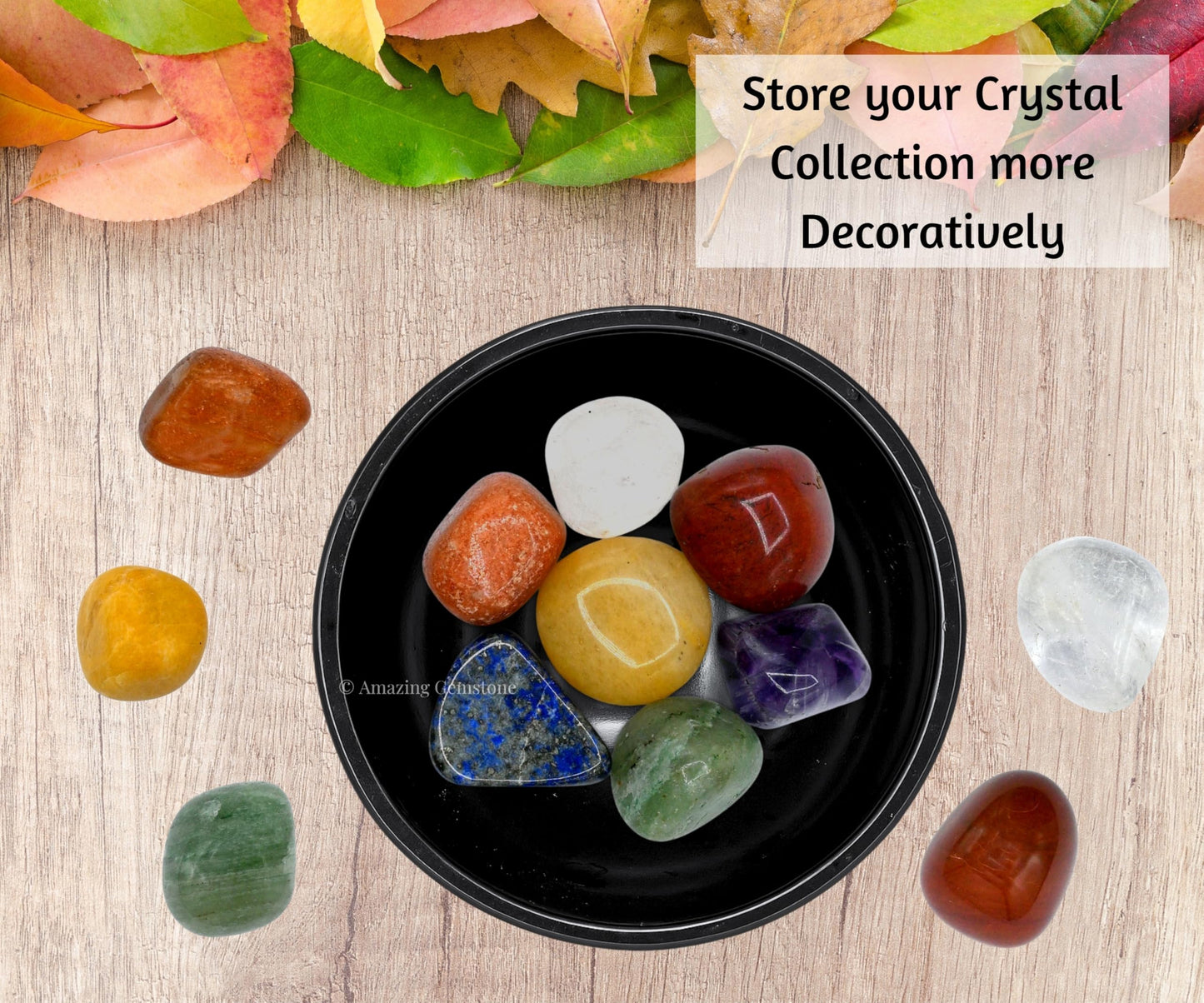 Black Tourmaline Crystal Bowl - 3 Inch Decorative Bowls for Room and Home Decor - Gemstone Healing Crystals for Elegant Display, Positive Energy Balance and Gift