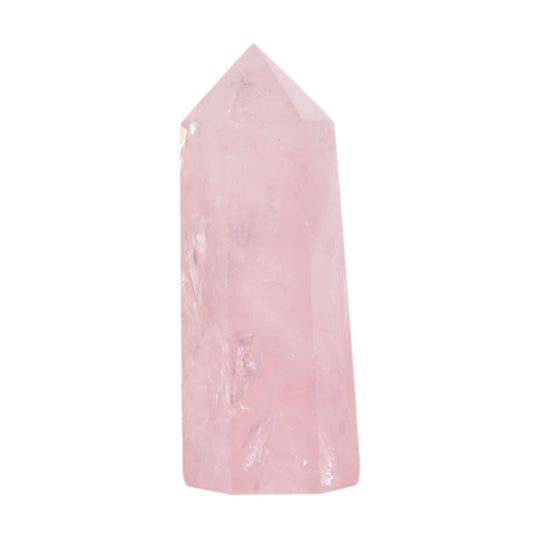 Large Rose Quartz Crystal Tower Healing Crystal Wand For Spiritual Use Hexagonal Point Reiki Chakra Gemstone Home Office Decor