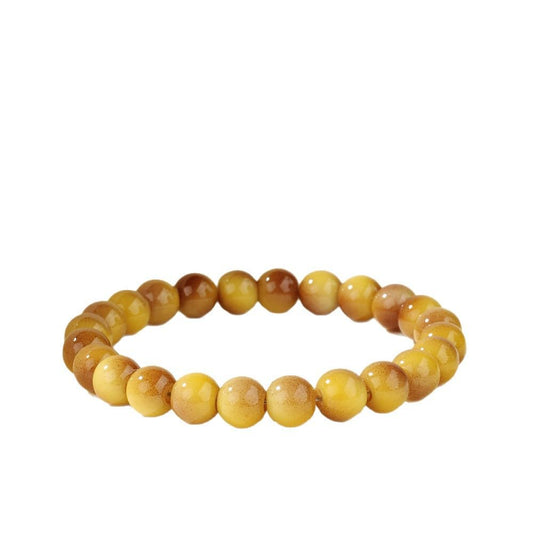 WEFRIN Evil Eye with Hematite Black Obsidian Tiger Eye Stone Triple Protection Bracelets for Men Women, Crystal Healing Stone Bracelet Bring Luck Prosperity and Happiness Jewelry (H-8mm(h))