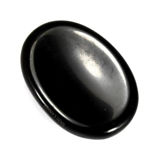 Black Obsidian - Rubbing Natural Thumb Worry Stone - Hold in Your Hand for Relaxation or Anxiety Relief - Enhance Meditation, Aid in Healing the Mind, Body and Spirit