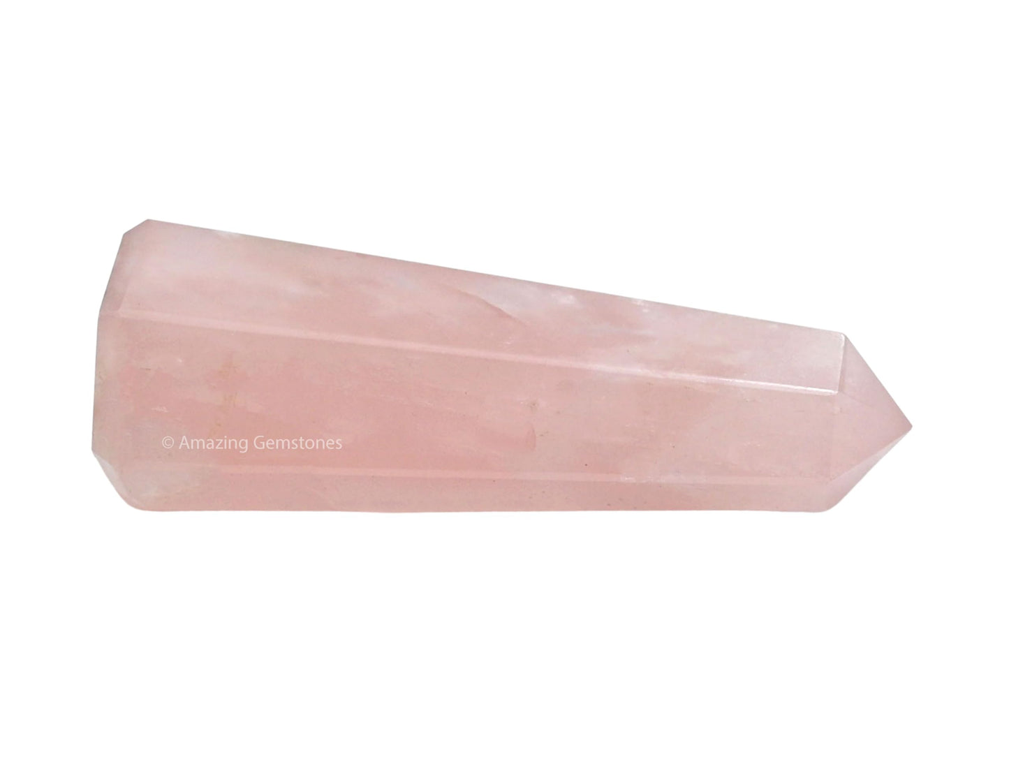 Amazing Gemstone Rose Quartz Crystal Towers - Natural Healing Crystal Point Obelisk for Reiki Healing and Crystal Grid (3" to 4" INCH)