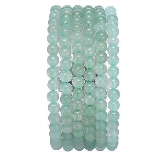 BEADIA Natural Green Aventurine Jade Stone Round Loose Semi Gemstone Beads for Jewelry Making 4MM 38cm/Strand