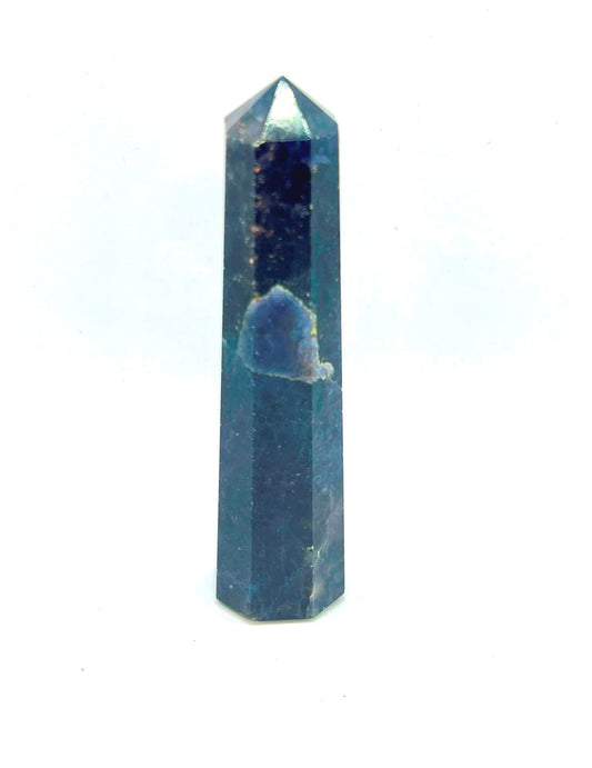 WholesaleGemShop 3 Inch (70 mm) Gemstones IOLITE Obelisk Tower Jumbo Facet Aura Rock Crystal Natural Polished Earth Wand Spirit