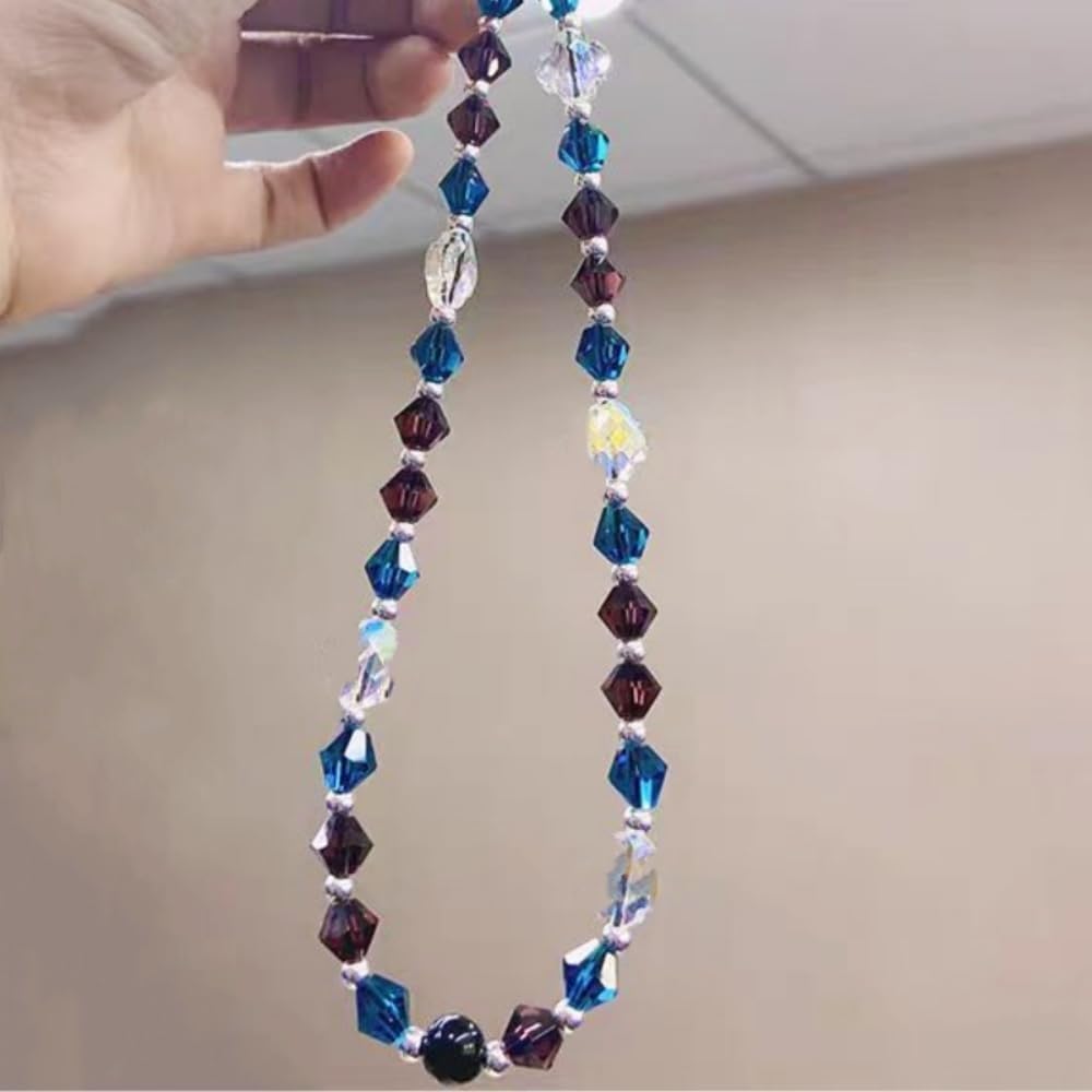 Pinhoollgo 1310pcs Bicone Crystal Glass Beads 2mm 3mm 4mm 6mm 8mm Faceted Crystal Spacer Beads for Bracelets Necklace Pendants Earrings DIY Jewelry Craft Making(Red)