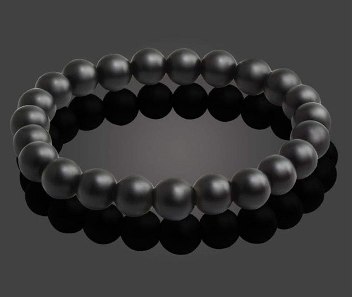 Natural Stone Beads 100pcs 10mm Matte Black Onyx Agate Dull Polish Round Real Stone Beading Loose Gemstone DIY Smooth Beads for Bracelet Necklace Earrings Jewelry Making (Matte Black Onyx, 10mm)