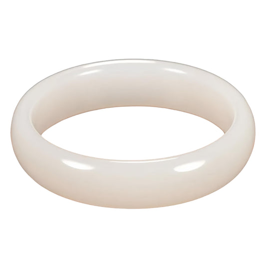 BlingNook Jade Bracelet For Women, Natural Gradient Green Stone Bangle Bracelets With Box Fortune Healing Protection Good Luck Jewelry Gift (White, 62mm/2.44in)