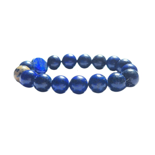 Handmade Jewelry: Crystal Bracelets for Women with Natural Gemstones - Boho Gifts by IMEL Studio (Dalmatian Protection Talisman for grounding and well-being)