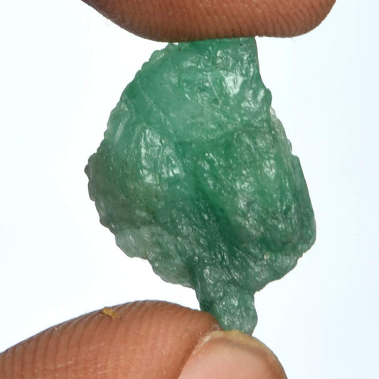 GEMHUB Loose Gemstones For Jewelry Making 10.00 Carat Raw Rough Green Emerald Natural Gemstones for Jewelry Pendants