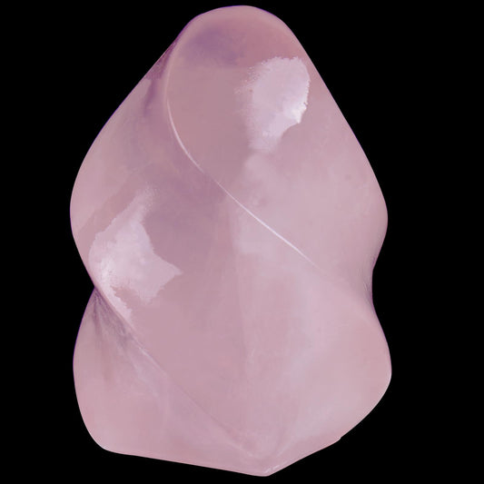 Hguxmcu Natural Rose Quartz Flame Tower,Reiki Healing Energy Meditation Crystal Stone Decor,Home Office Witchcraft Altar Space Cleansing