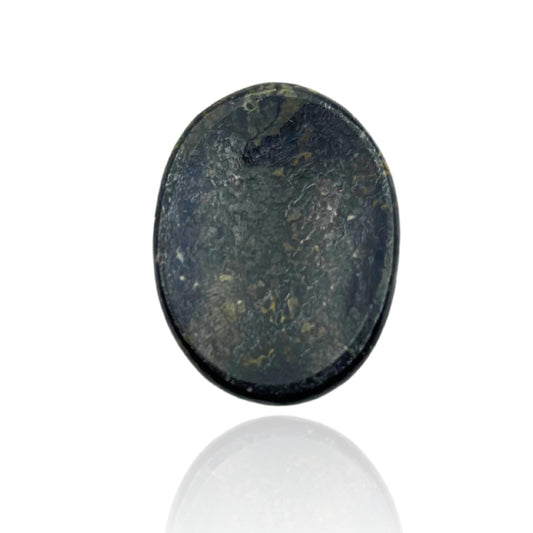 GEMSCITE Nuummite Thumb Worry Stones Metaphysical Gemstone Crystal Healing Reiki Men Women Gift Feng Shui Positive Energy Love Wellness Palm Stones Wicca Powerful