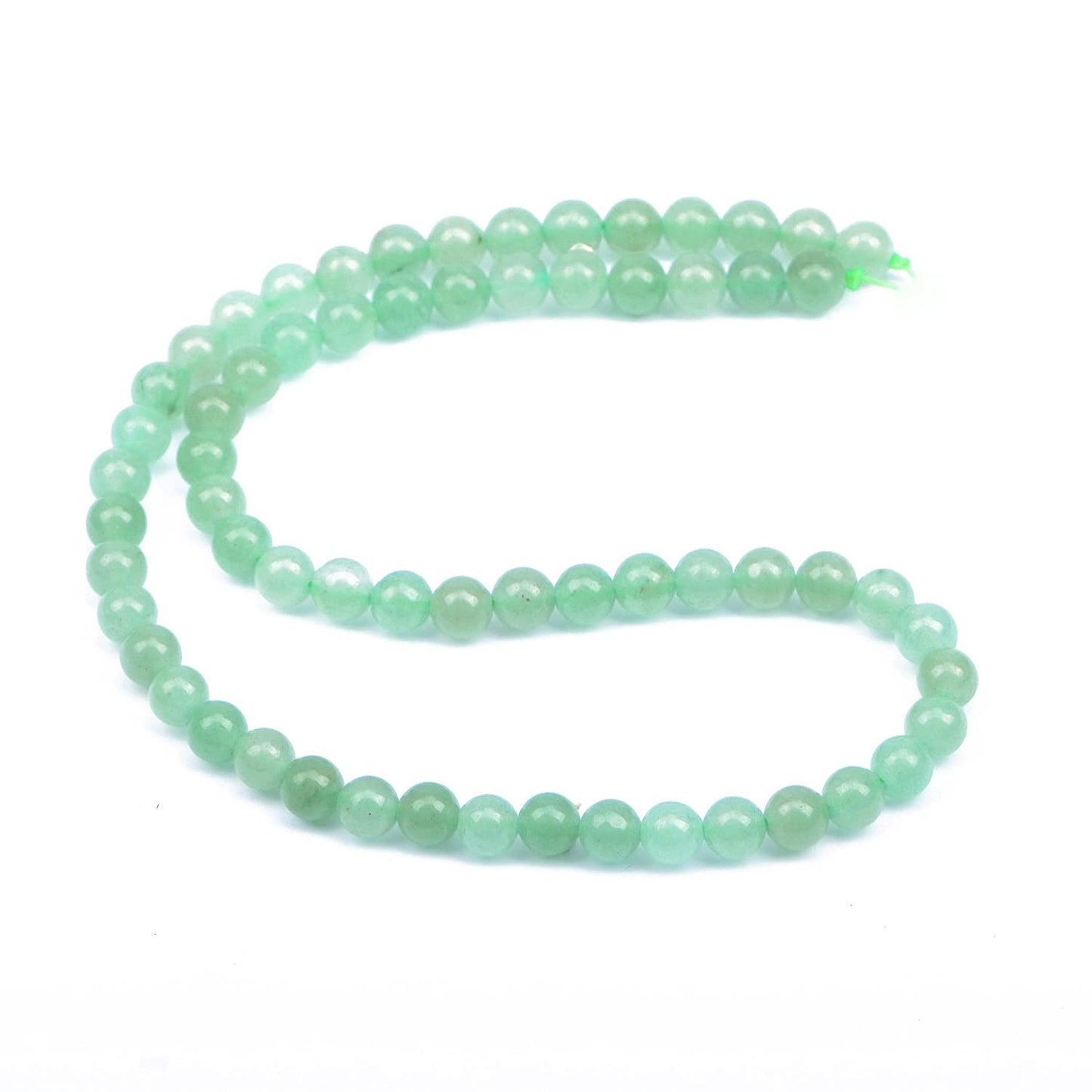 AD Beads Natural Gemstone Round Loose Beads 15" for Bracelet Necklace Earrings Jwelery Making Crafts DIY (4mm, Green Aventurine)
