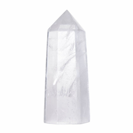 Large Clear Quartz Crystal Tower Healing Crystal Wand For Spiritual Use Hexagonal Point Reiki Chakra Gemstone Home Office Decor