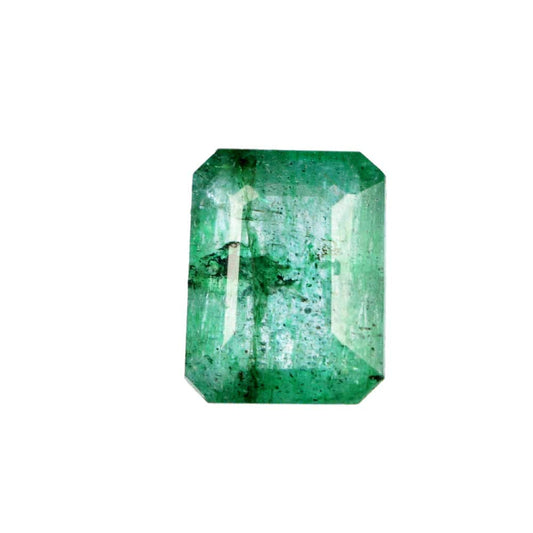 EGL Certified Perfect Emerald Cut Gems / 4.45 Carat Natural Green Emerald/Loose Gemstone for Pendant - Necklace B-7714