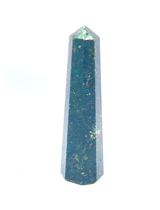 WholesaleGemShop 3 Inch Gemstones NUUMMITE Obelisk Tower Jumbo Facet Aura Rock Crystal Natural Polished Earth Wand Spirit