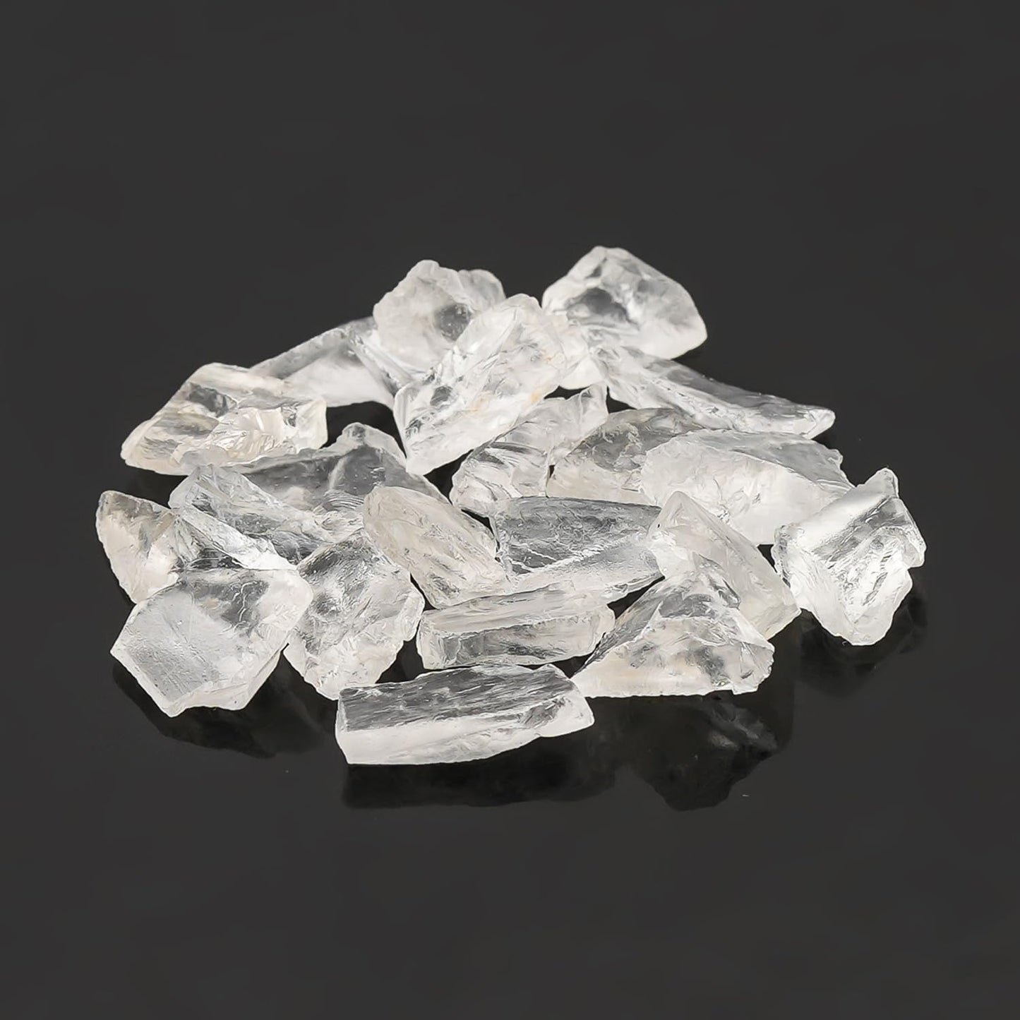 ColouredRocks 50 carats Petalite UV Crystals, Raw Stones, Rough Gemstones, Jewelry Making Supply, Cabbing, Polishing, Cutting, DIY, Crafts (16-20pcs) (5-10mm)