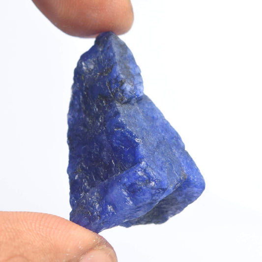 GEMHUB Natural AAA++ Quality Sapphire 63.00 Carat Certified Healing Crystal Raw Rough Blue Sapphire Gemstone