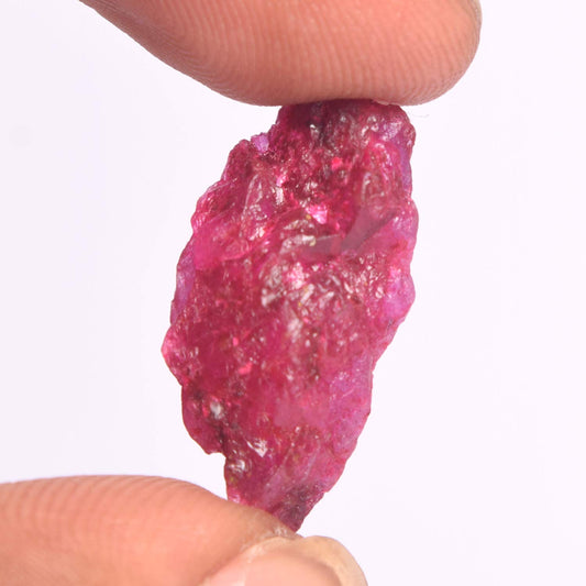 Loose Rough Ruby Gemstone 11.50 Genuine Untreated Ruby Gemstone Crystal Certfied Ruby Loose Gemstone