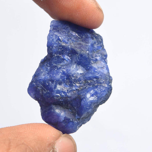 GEMHUB Gemstone Beads Blue Sapphire Rough 66.00 Carat Natural Raw Sapphire Healing Crystal Loose Gemstones for Jewelry
