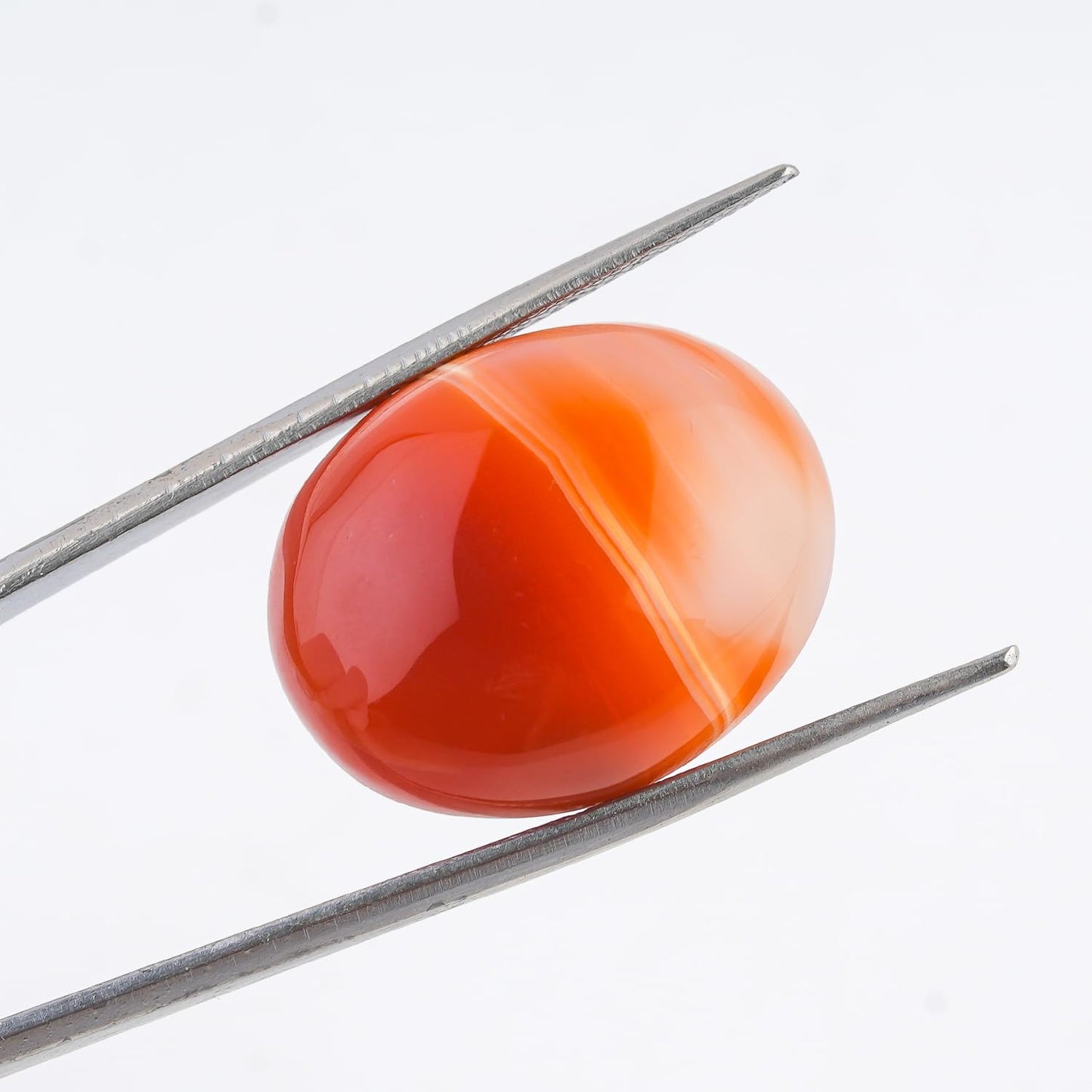 GemSymphony Natural Orange Banded Onyx Gemstone Cabochon Pack of 3 Mixed Shapes – Polished Crystal Stones for Jewelry Making Supply, Healing, Reiki & DIY Crafts, Natural Gem Cab Set for Wire Wrapping & Energy Work (10-20 mm)