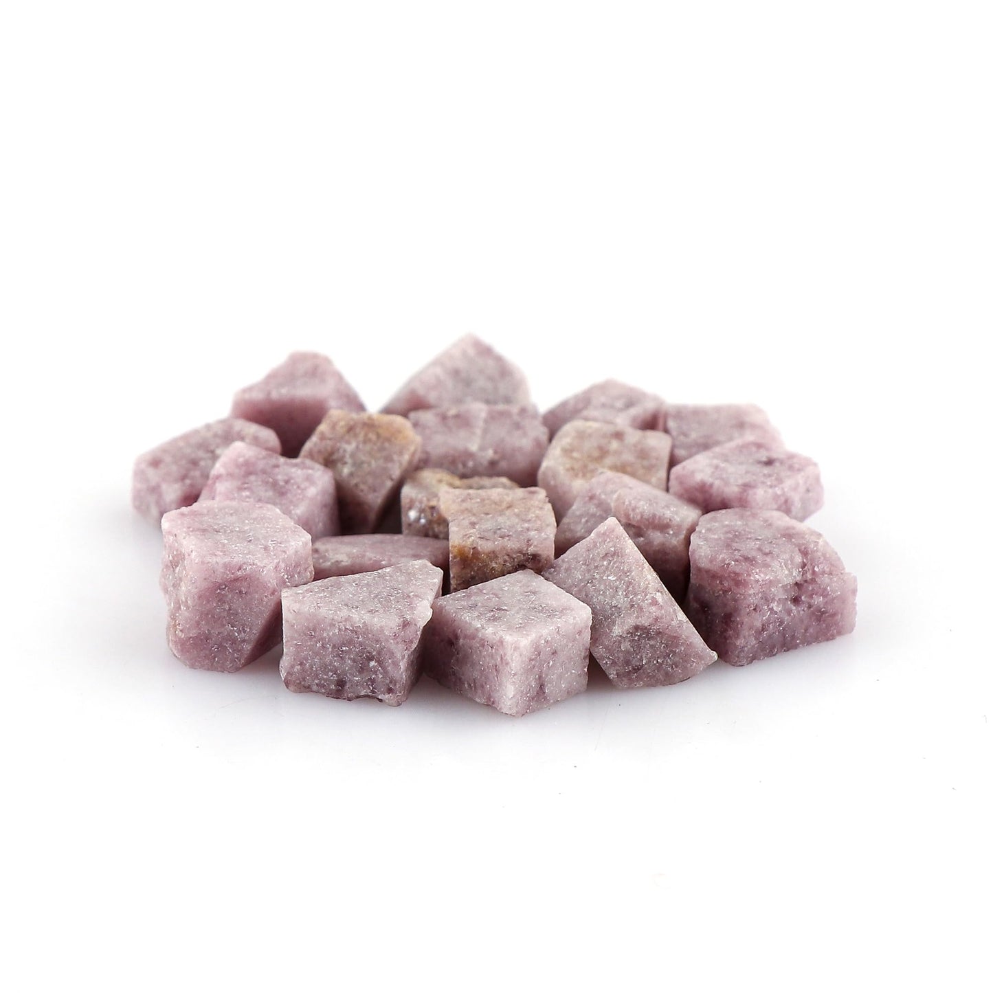 CRYSTALIS 100cts Natural Lepidolite Raw Crystals, Loose Gemstone Wholesale Bulk Rough Jewelry Making Supply, Chakra And Healing Raw Stones, Wire Wrapping, DIY, Tumbling, Gem Collection