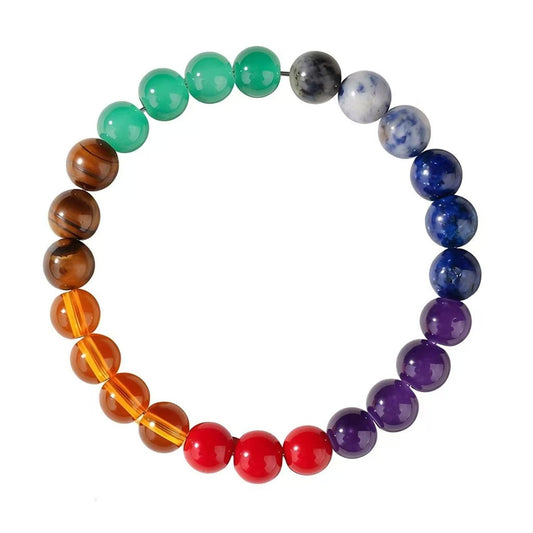WEFRIN Evil Eye with Hematite Black Obsidian Tiger Eye Stone Triple Protection Bracelets for Men Women, Crystal Healing Stone Bracelet Bring Luck Prosperity and Happiness Jewelry (F-8mm(f))