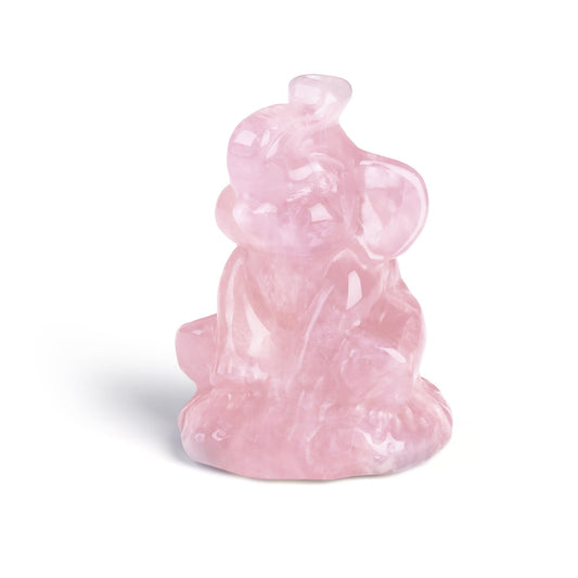 ZHIYUXI Pink Elephant Gifts for Women Encouraging Elephant Decor Lucky Cute Elephants Figurine Inspirational Gifts for Women