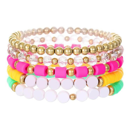 Lssfadccx Colorful Bracelet, Collection Bracelets for Women, Rope Weaving Colorful Letter Beads Adjustable Friendship Bracelet