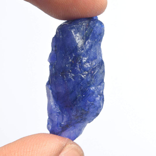 GEMHUB Energy Stone Healing Power Sapphire 10.00 Carat Rough Blue Sapphire Gemstone for Pendant, Bracelet