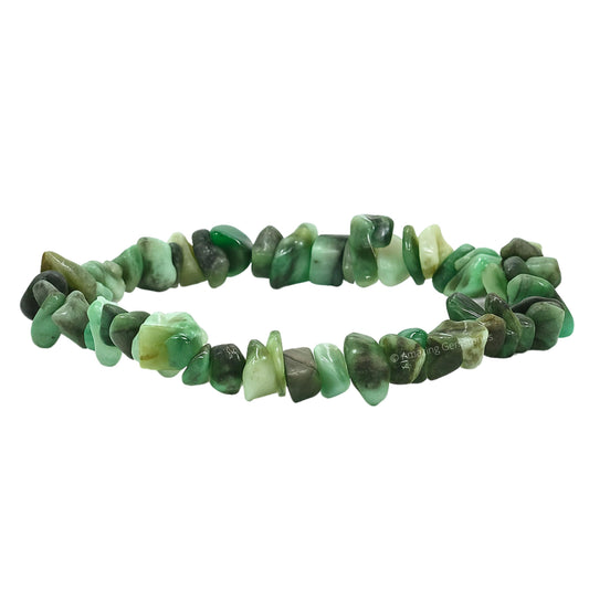 Amazing Gemstone Chips Bracelet (Emerald)