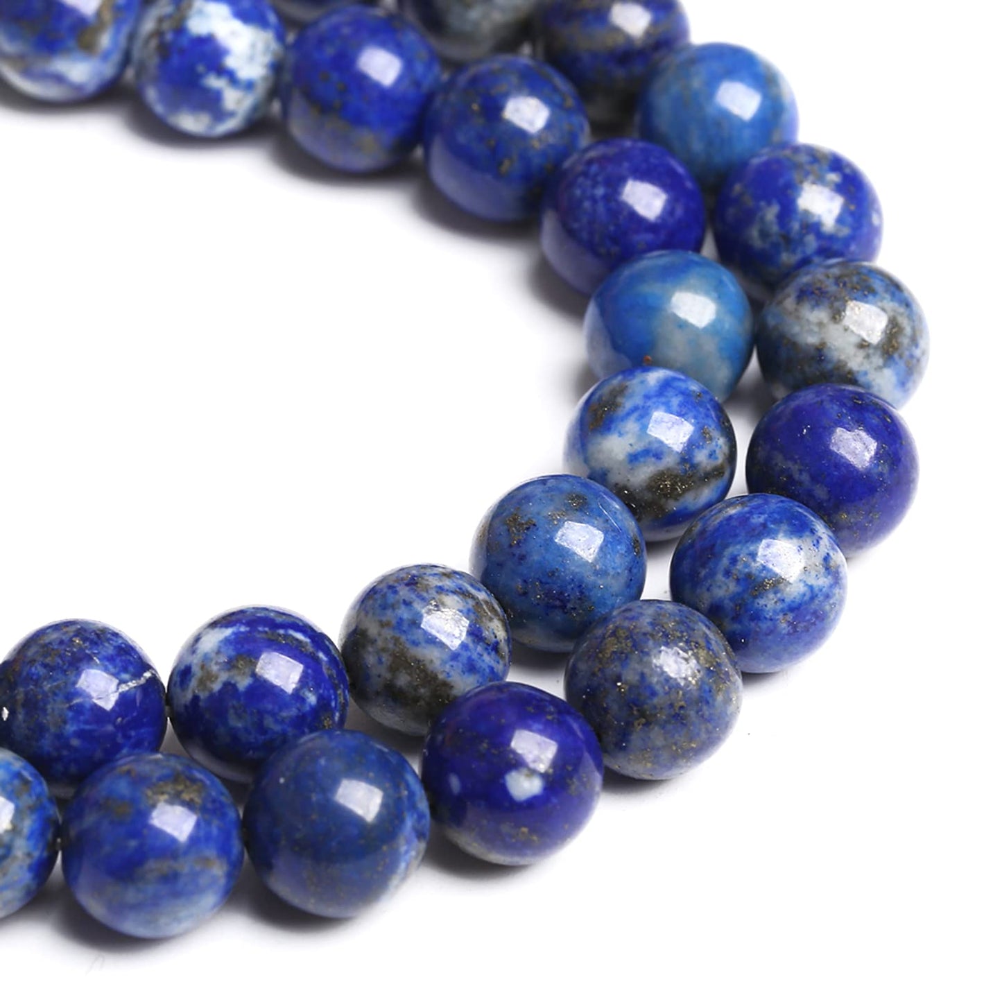 12MM 30PCS Natural Stone Blue Lapis Lazuli A Grade Gemstone Beads for Jewelry Making DIY Bracelet Crystal 1 Strand