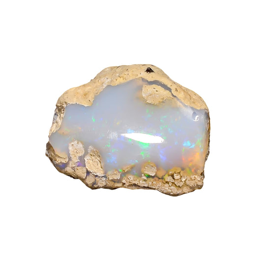 Yashee 17.5+ Carat, Natural Raw Ethiopian Opal Gemstone, Real Rough Crystals, Chakra Healing, Wholesale Lot, Wire Wrapping, Rock Stone, Birthstone, Crafts & DIY, AA+ Quality For Jewelry Making