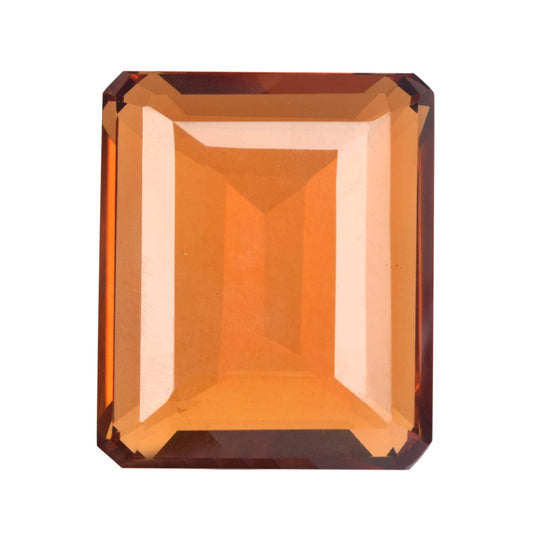 Jewelry Making Yellow Citrine 145.50 Ct Emerald Cut Loose Yellow Citrine, Faceted Birthstone Yellow Citrine Gem