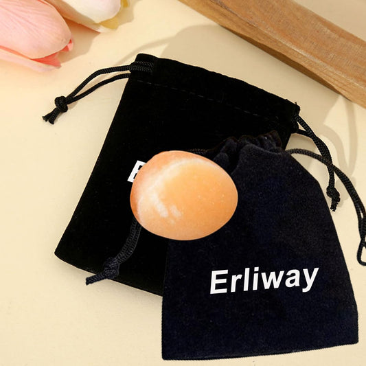 Erliway Yellow Calcite Healing Crystal Stones, 1.25-2.0" Large Reiki Healing Gemstones Natural Tumbled Polished Stones for Energy Witchcraft Therapy Meditation