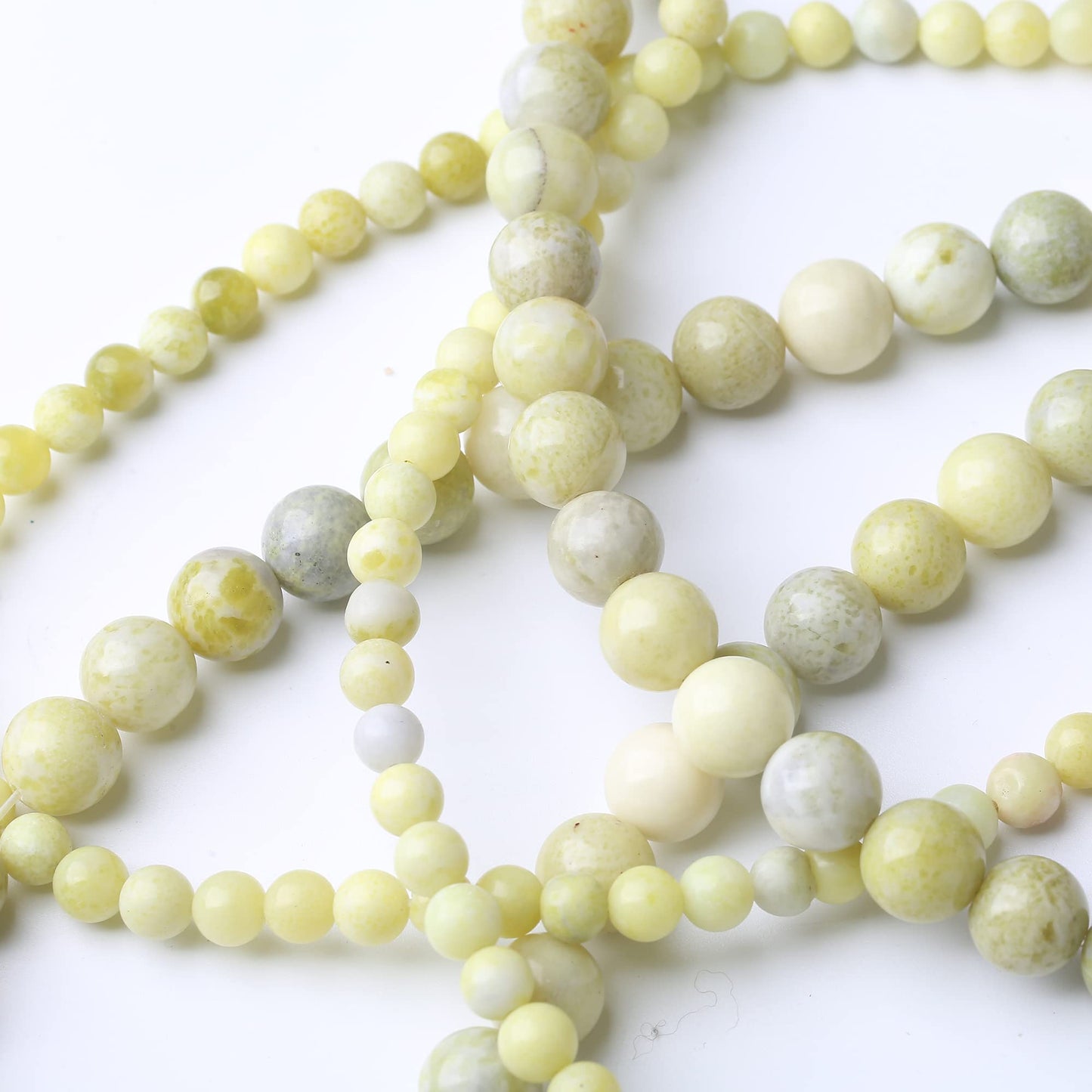 8MM Yellow Jasper Round Loose Beads Natural Gem Beads Crystal Energy Stone Beads for Jewelry Making DIY Bracelet Necklace