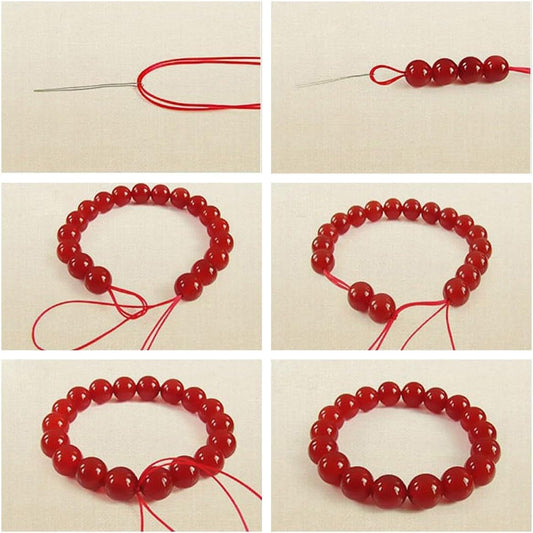 CMBYN 4mm 200pcs Natural Stone Round Beads Indian Agate Genuine Stone Beading Loose Gemstone DIY Charm Smooth Beads for Bracelets Necklaces Earrings Hole Size 1mm (Indian Agate 4mm)