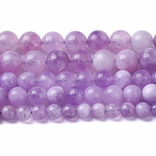 6MM 60PCS Natural Stone Lavender Amethyst Crystal Beads for Jewelry Making DIY Bracelet