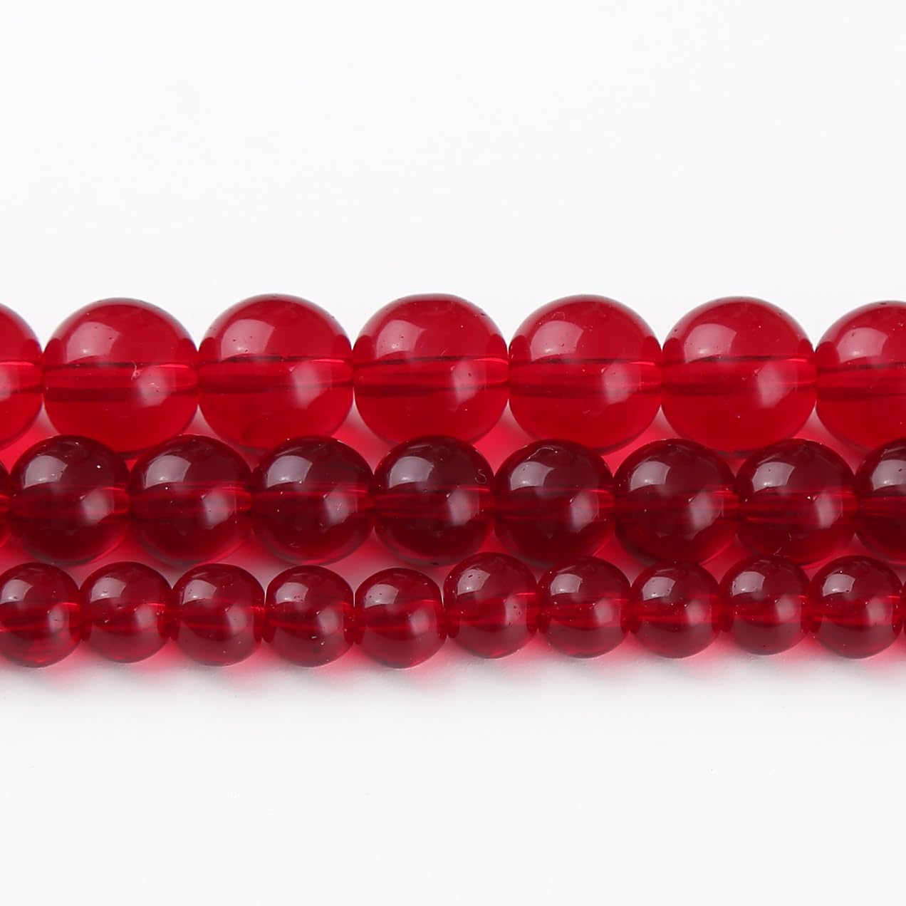 32PCS 12MM Garnet Red Glass Stone Beads Natural Gemstone Bead Crystal Healing Energy Jewelry Making DIY 15 inches