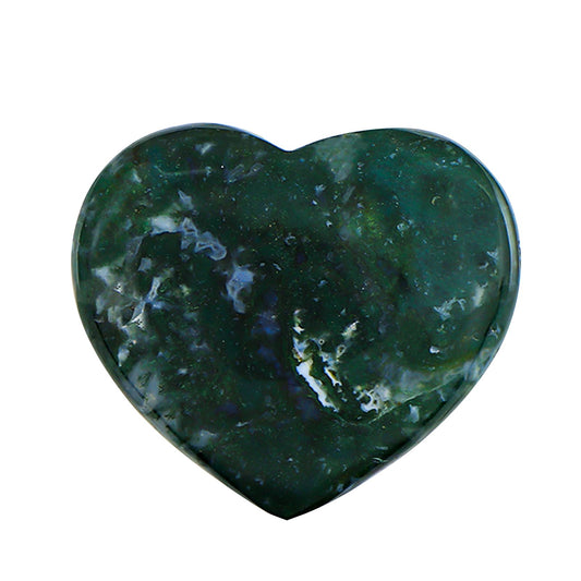 LEADGEM Ocean Jasper Crystal Heart Worry Stone for Anxiety Healing Crystals Heart Shaped Rock Stone for Valentines Day Wedding Decor
