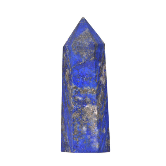 Large Lapis Crystal Tower Healing Crystal Wand For Spiritual Use Hexagonal Point Reiki Chakra Gemstone Home Office Decor