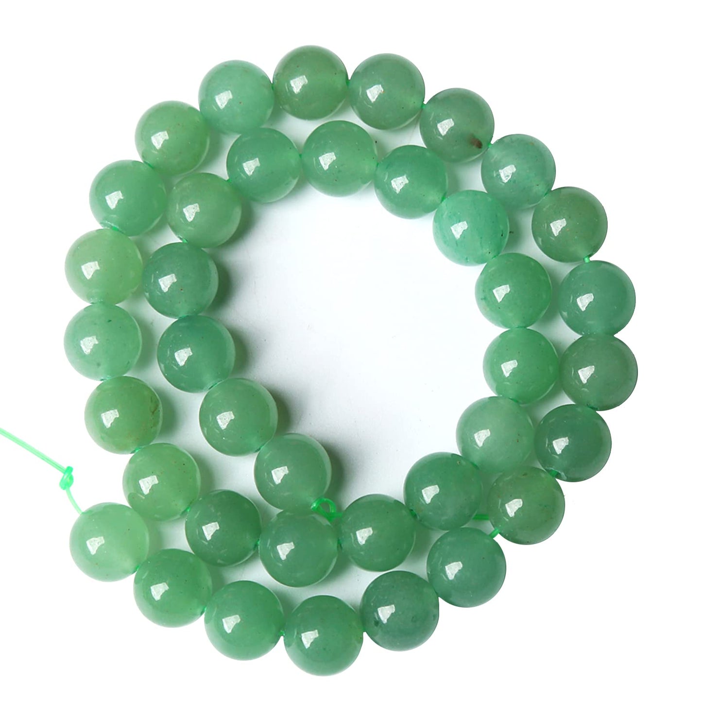 6MM 60PCS Natural Stone Green Aventurine Gemstone Loose Beads for Jewelry Making DIY Bracelet 1 Strand