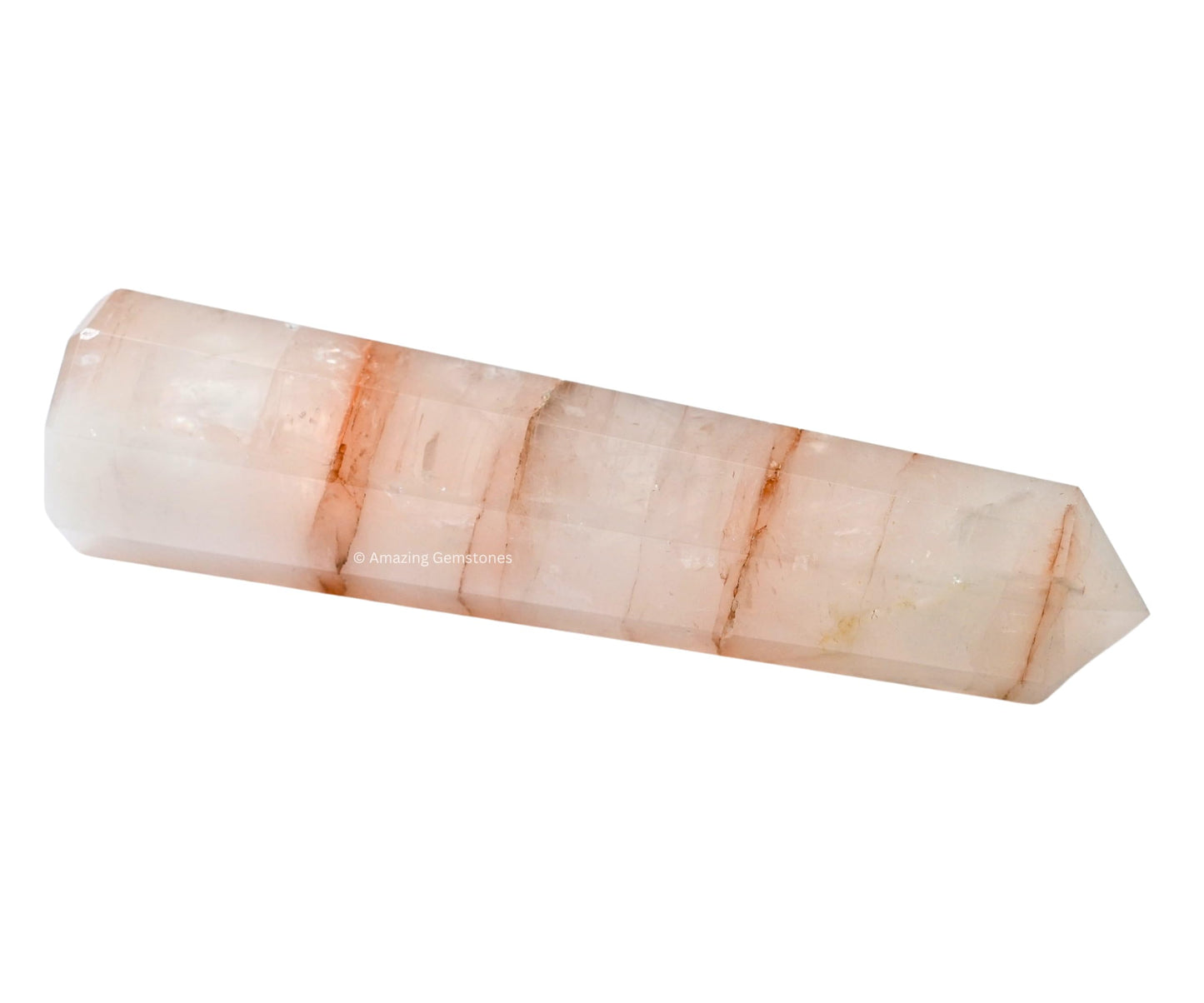 Amazing Gemstone Red Hematoid Quartz Crystal Towers - Natural Healing Crystal Point Obelisk for Reiki Healing and Crystal Grid (3" to 4" INCH)