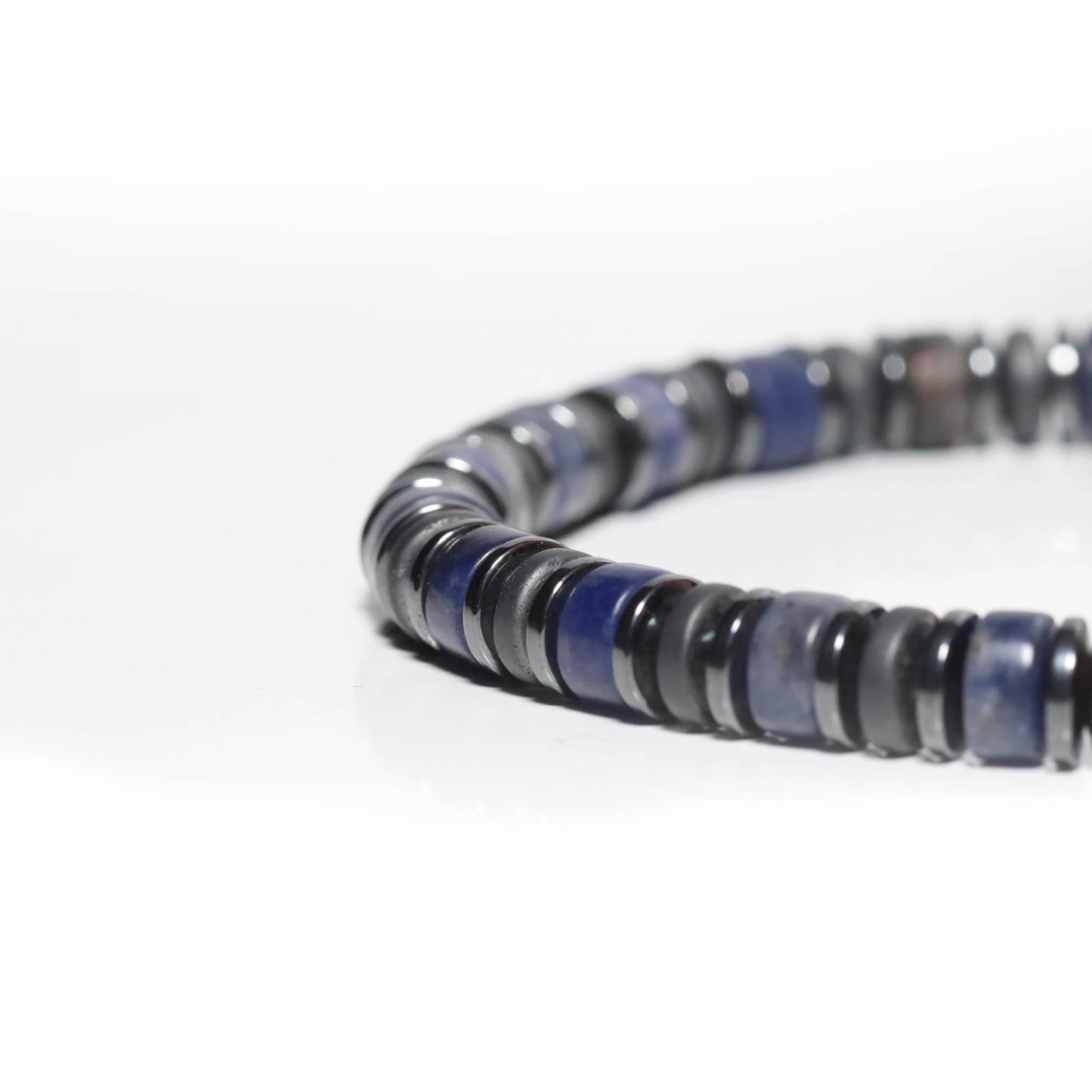 Men’s Natural Sodalite Stone Bracelet – Handmade Premium Beaded Bracelet for Men – Tigranes Jewelry