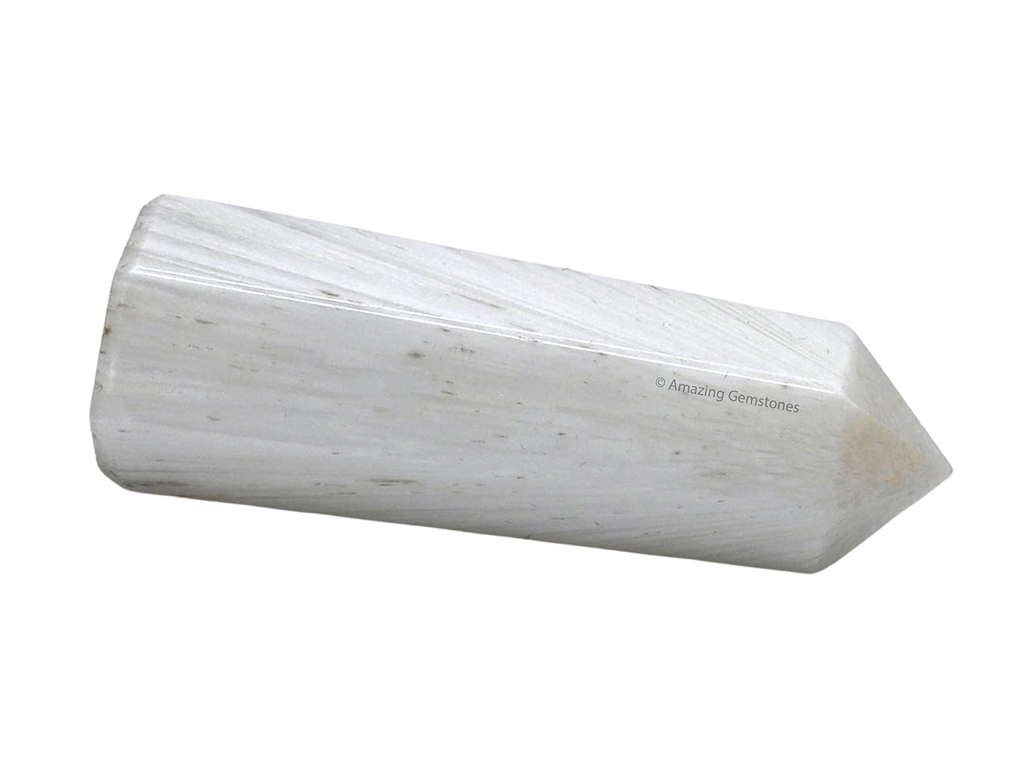 Amazing Gemstone Scolecite Crystal Towers - Natural Healing Crystal Point Obelisk for Reiki Healing and Crystal Grid (2" to 3" INCH)