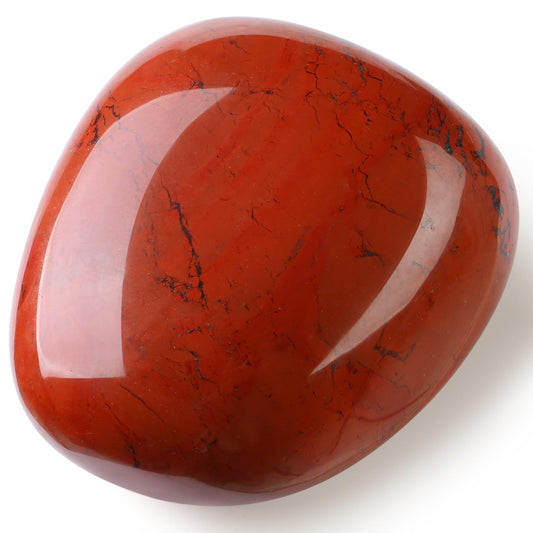 MAIBAOTA 1.6-2.0"Red Jasper Stone Large Red Stone Reiki Jasper Natural Tumbled Polished Stones for Energy Witchcraft Therapy Meditation DIY Crystals for Protection
