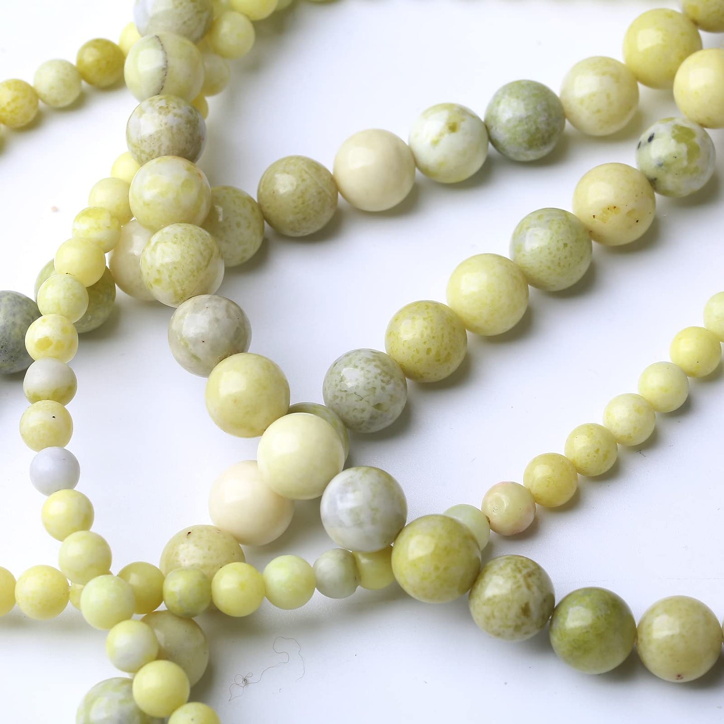 32PCS 12MM Natural Yellow Jasper Stone Beads Energy Healing Beads for DIY Jewelry Bracelet Necklace Making for Jewelry Making15Inch